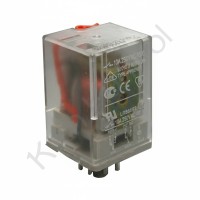 Relevo 8 pines redondo 220vac